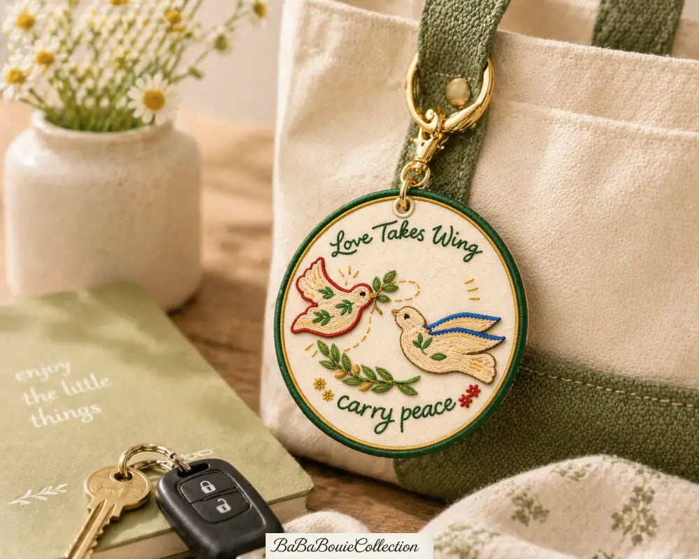 Love Takes Wing – Carry Peace Charm